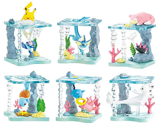 駿河屋 新品 中古 パック ポケットモンスター あつめて ひろがる ポケモンワールド きらめきの海 トレーディングフィギュア