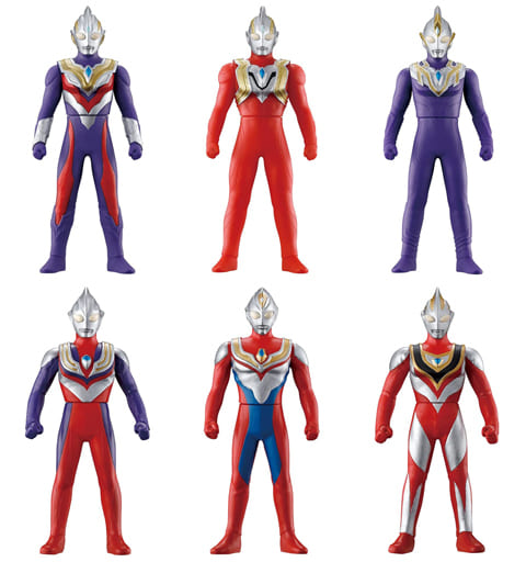 ディナスウルトラマン　ソフビ　6種セット　まとめ売り　デッカー　ディナス　トリガー