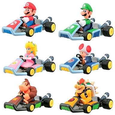 駿河屋 -<中古>全6種セット 「マリオカート7 プルバックカー