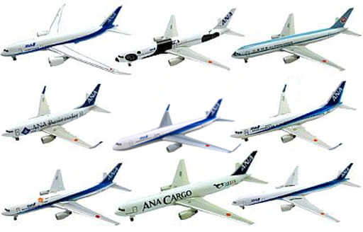 からのロゴ 食玩 プラモデル 全9種セット 「JAL ウイングコレクション4