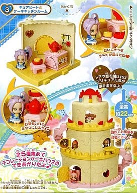 駿河屋 中古 3キュアビートとケーキキッチンルーム プリキュア デコレーションケーキハウス スイートプリキュア おもちゃ