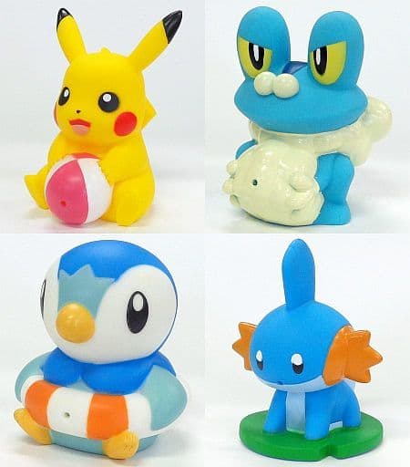 駿河屋 中古 全4種セット ポケットモンスター ポケモン おふろでみずでっぽう おもちゃ