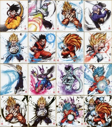 駿河屋 -<中古>全16種セット 「ドラゴンボール 色紙ART」（雑貨）