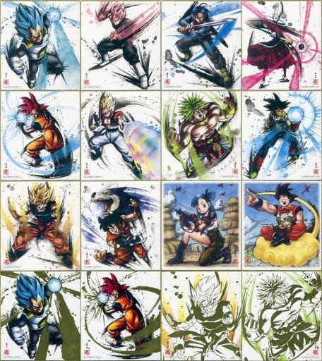 駿河屋 中古 全16種セット ドラゴンボール 色紙art2 雑貨