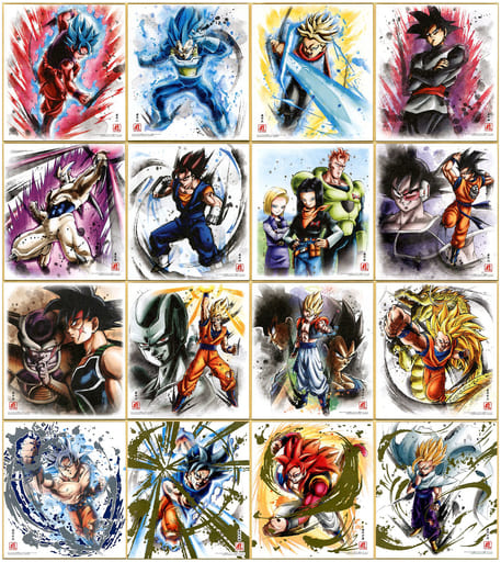 駿河屋 中古 全16種セット ドラゴンボール 色紙art6 雑貨