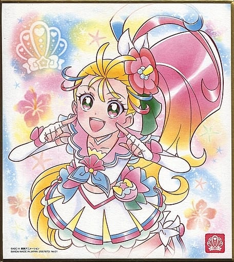 プリキュア色紙ART4 レアキュアサマー&ローラ付き　全6種類セット　新品