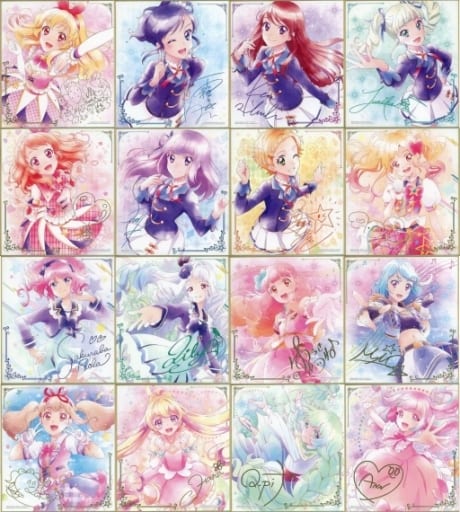 駿河屋 -<中古>全16種セット 「オールアイカツ!色紙ART」（雑貨）