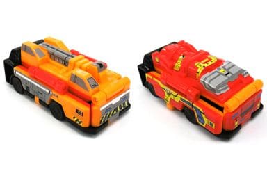駿河屋 中古 未来変身 クレーン車 Voov ブーブ ハッピーセット ハッピーセット