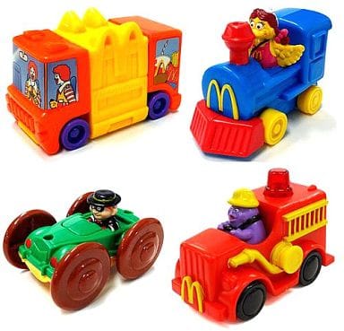 Mcdonald's ハッピーセット2001 全4種