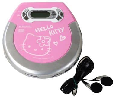 ハローキティ ポータブルCDプレーヤー (ピンク) (状態:本体/イヤホンのみ付属) ハローキティ ポータブルCDプレーヤー (ピンク) (状態:本体/イヤホンのみ付属)