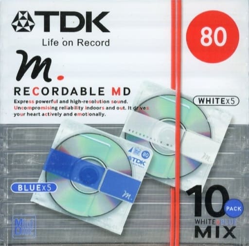 駿河屋 -<中古>TDK 録音用ミニディスク RECORDABLE MD 80分 10枚パック