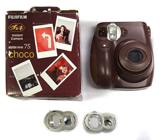 駿河屋 -<中古>インスタントカメラ instax mini7S チェキ (チョコ