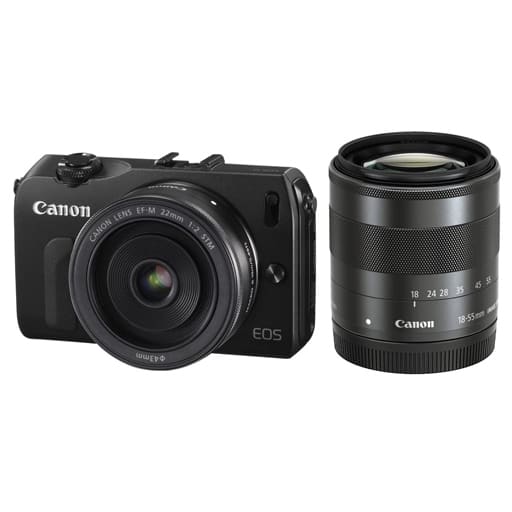 Canon EOSM ダブルレンズキット　シルバー