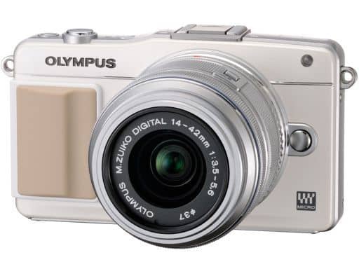 OLYMPUS PEN Mini E-PM2 レンズキット ミラーレスカメラMOCOのカメラ一覧はこちら