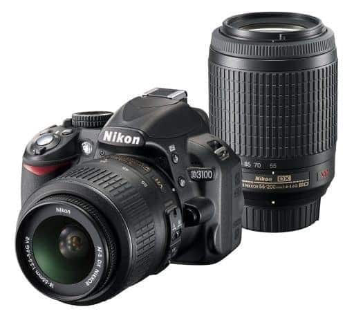 駿河屋 -<中古>Nikon デジタル一眼レフカメラ D3100 200mmダブルズーム