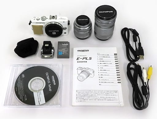 駿河屋 -<中古>ミラーレス一眼カメラ OLYMPUS PEN Lite E-PL5 ダブル