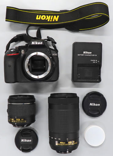 駿河屋 -<中古>Nikon デジタル一眼レフカメラ D5300 AF-P ダブルズーム