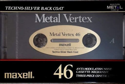 駿河屋 -<中古>日立マクセル オーディオカセットテープ Metal Vertex 駿河屋 -<中古>日立マクセル オーディオカセットテープ Metal Vertex