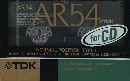 駿河屋 - 【買取】TDK オーディオカセットテープ AR54 54分 [AR-54K