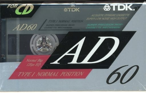 駿河屋 - 【買取】TDK オーディオカセットテープ AD 60分 [AD-60R