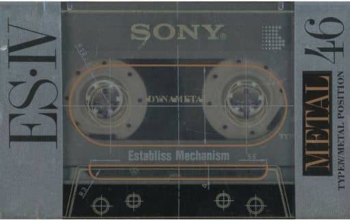 カセットテープ ソニー SONY ES ・IV 46分 C-46ES4 54分 ESM4 54 Metal