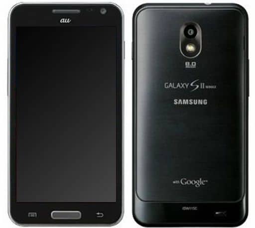 駿河屋 -<中古>スマートフォン au GALAXY SII WiMAX ブラック[ISW11SC