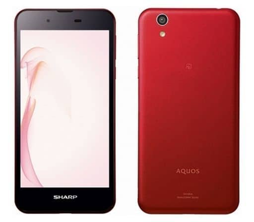 AQUOS SH-M04 SHARP SIMフリー  RED