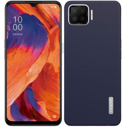 シンプルでおしゃれ 極美品 OPPO A73 CPH2099 ネービーブルー
