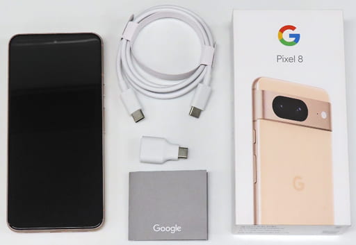 Google Pixel 8 Rose 128GB SIMフリー +バッグディスプレイ62インチ