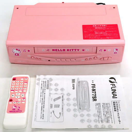 船井電機 ハローキティ ビデオカセットレコーダー FV-N77SR-