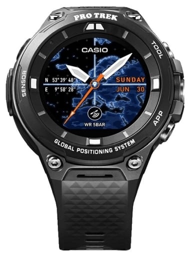 CASIO スマートウォッチ　PROTREK WSD-F20-BK　プロトレック