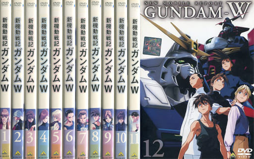 新機動戦記ガンダムW 全12巻+1巻セット　レンタル落ちDVD ※ケース交換済み