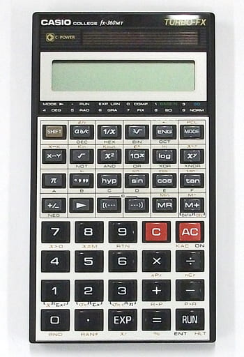 リバーシブルタイプ CASIO カシオ fx-360MT TURBO-FX - 通販