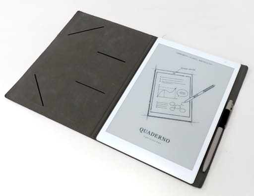 駿河屋 -<中古>富士通 電子ペーパー QUADERNO (ホワイト) [FMVDP51