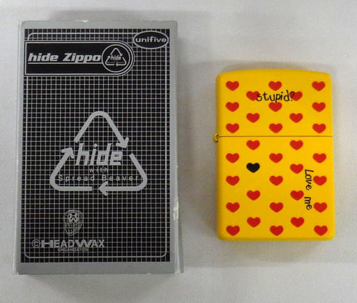 ZIPPO hide イエローハート ジッポ