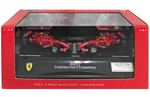 駿河屋 -<中古>1/43 Ferrari F2007 CONSTRUCTORS' CHAMPIONS(2台セット