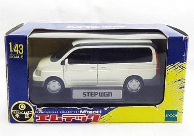 駿河屋 -<中古>1/43 ホンダ ステップワゴン(ホワイト) 「MTECH