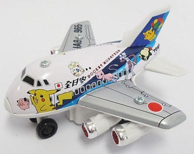 駿河屋 中古 ポケモンジェット1998 ボーイング747 400 Ja65 ミニプルバック モデルカー