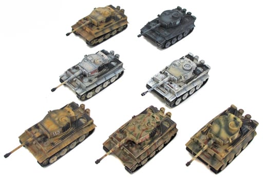 全7種セット 1/144 「マイクロアーマー 第1弾 ドイツ戦車 タイガーI」 全7種セット 1/144 「マイクロアーマー 第1弾 ドイツ戦車 タイガーI」
