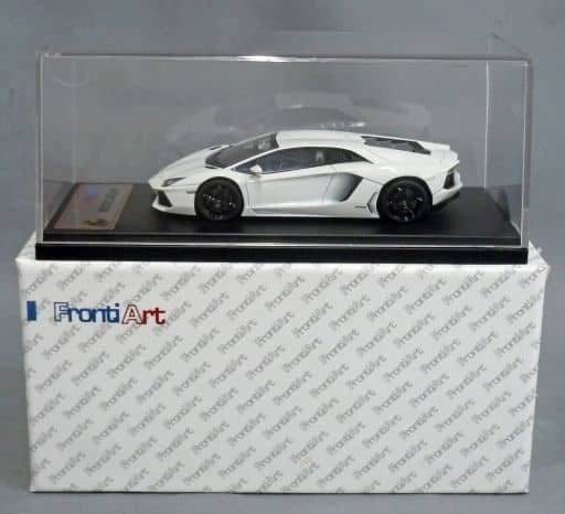 中古】 1/43 frontiartアヴェンタドール ホワイト ミニカー - lotnet.com