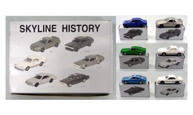 【レア】　イケダ　SKYLINE　HISTORY　ミニカー　6台セット
