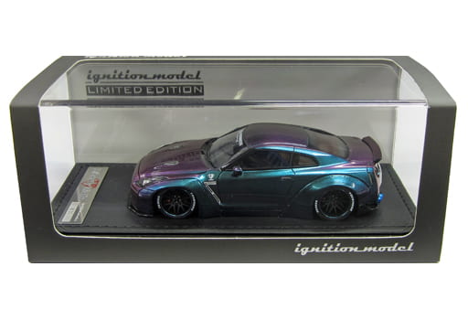 駿河屋 -<新品/中古>1/43 LB-WORKS GT-R R35(パープル×グリーン