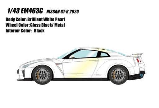 駿河屋 -<新品/中古>1/43 NISSAN GT-R 2020(ブリリアントホワイト