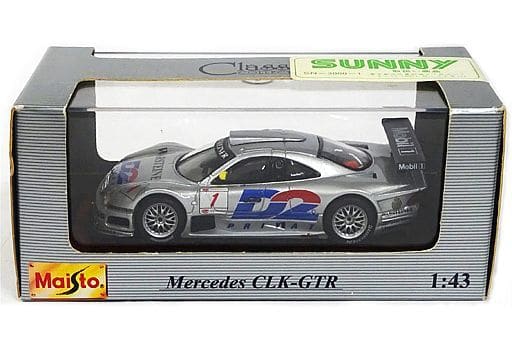駿河屋 -<中古>1/43 Mercedes CLK-GTR WARSTEINER #1(シルバー) [31504
