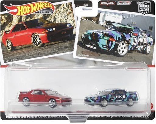駿河屋 -<新品/中古>1/64 ニッサン・スカイライン GT-R BNR32 2パック