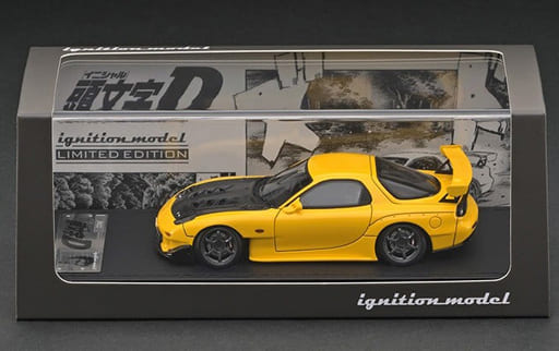 駿河屋 -<新品/中古>1/43 INITIAL D Mazda RX-7 (FD3S) Yellow With Mr