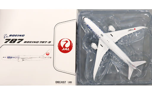 駿河屋 -<中古>1/400 BOEING 787-9 JAL one World #JA861J [SA4006 ...