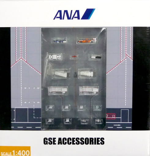 駿河屋 -<中古>1/400 GSE ACCESSORIES(17台セット) -ANA 地上支援車両 ...