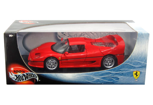 駿河屋 -<中古>1/18 Ferrari F50(レッド) 「100% Hot Wheels」 [50430