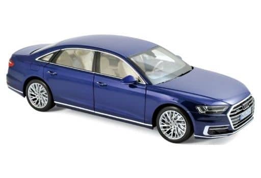 駿河屋 -<新品/中古>1/18 アウディ A8 L 2017(メタリックブルー